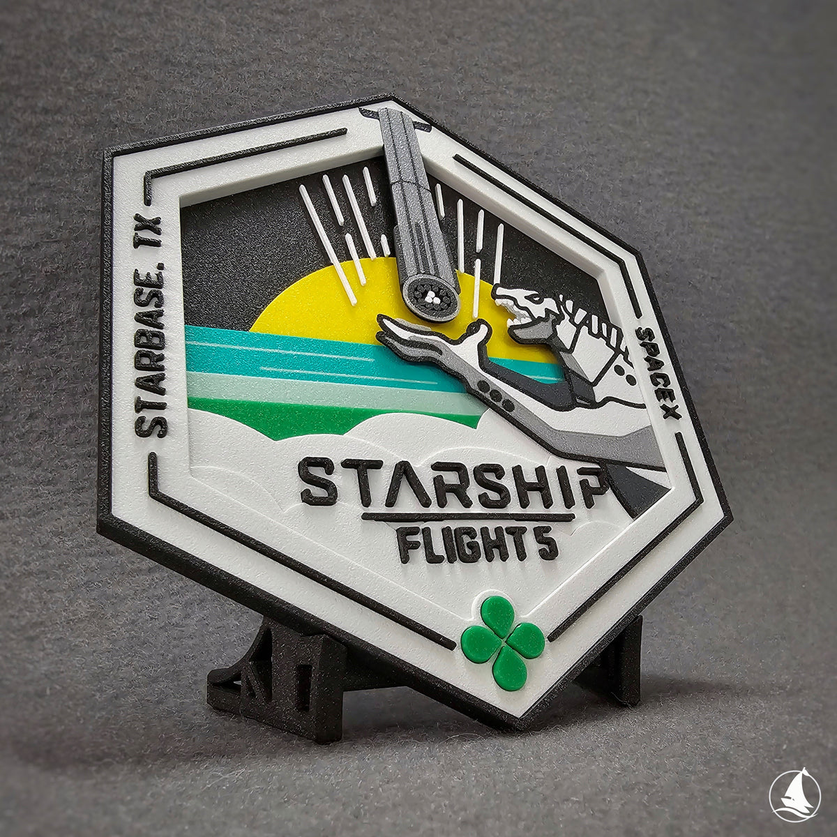 SpaceX Starship - Test flight 4 - 3D print patch