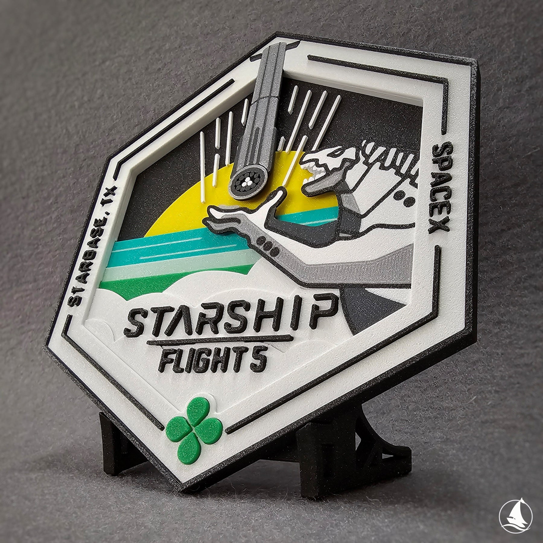 SpaceX Starship - Test flight 4 - 3D print patch