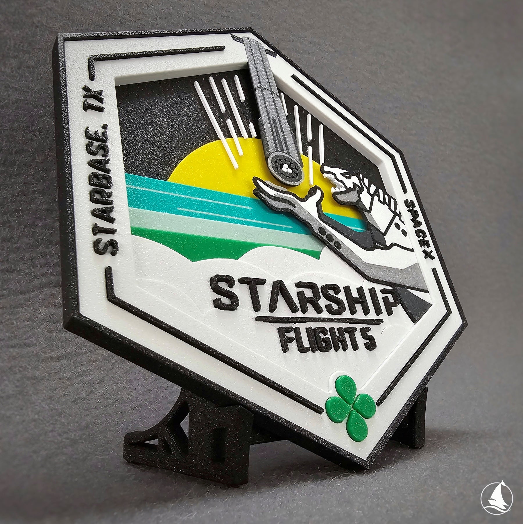 SpaceX Starship - Test flight 4 - 3D print patch