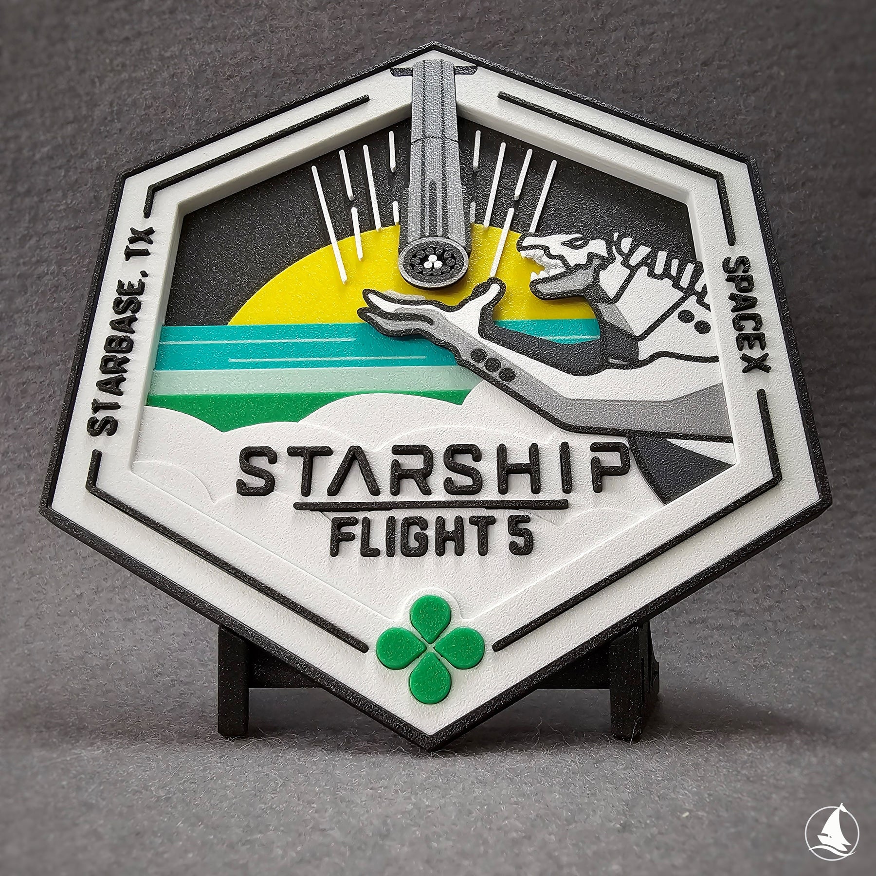 SpaceX Starship - Test flight 4 - 3D print patch