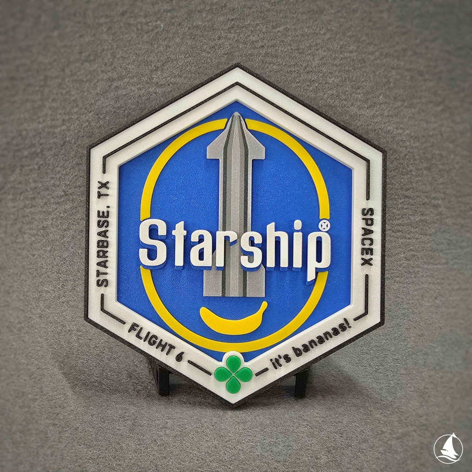 SpaceX Starship - Test Flight 6 - 3D-Druck Patch