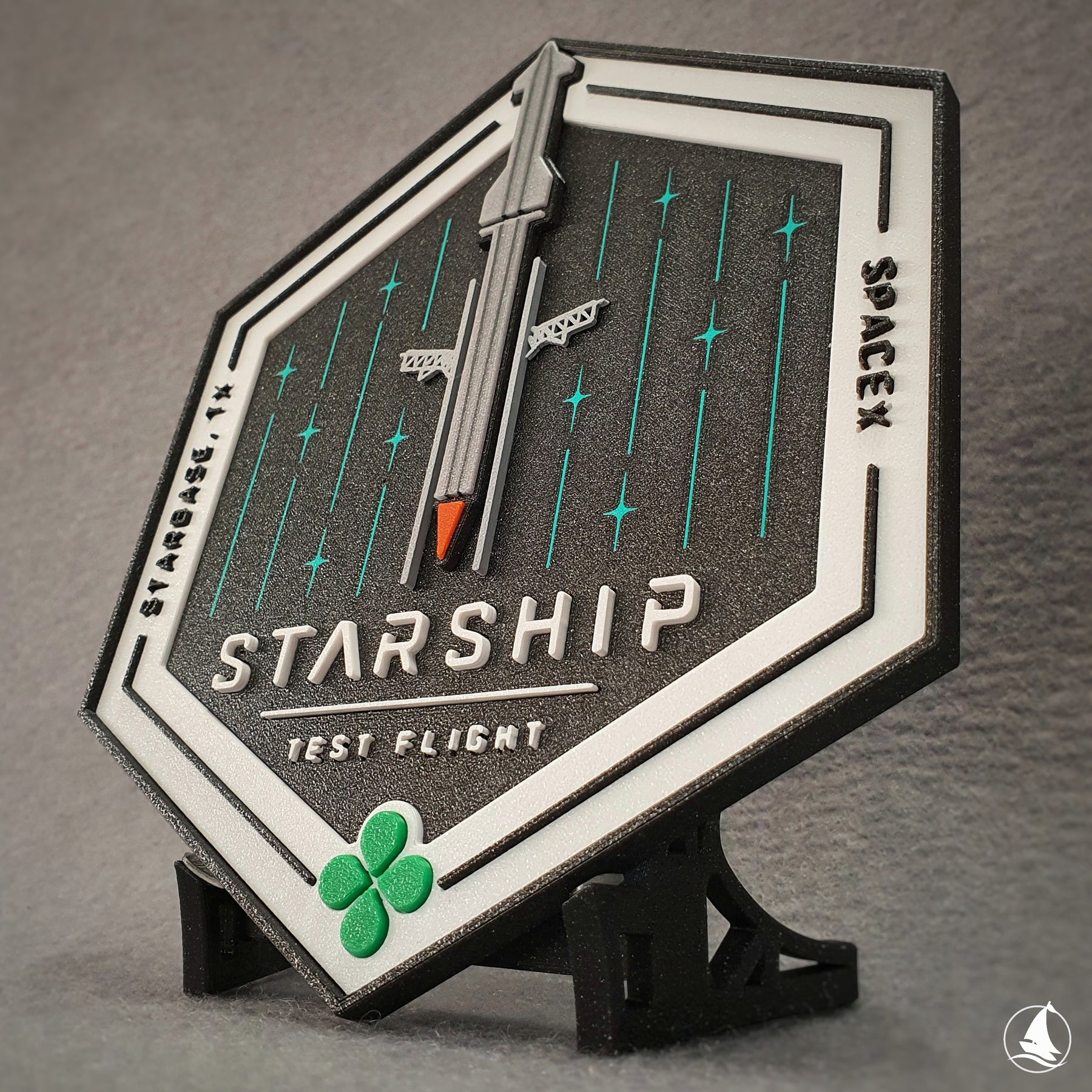 SpaceX Starship - Test Flight 1 - 3D Printed Patch