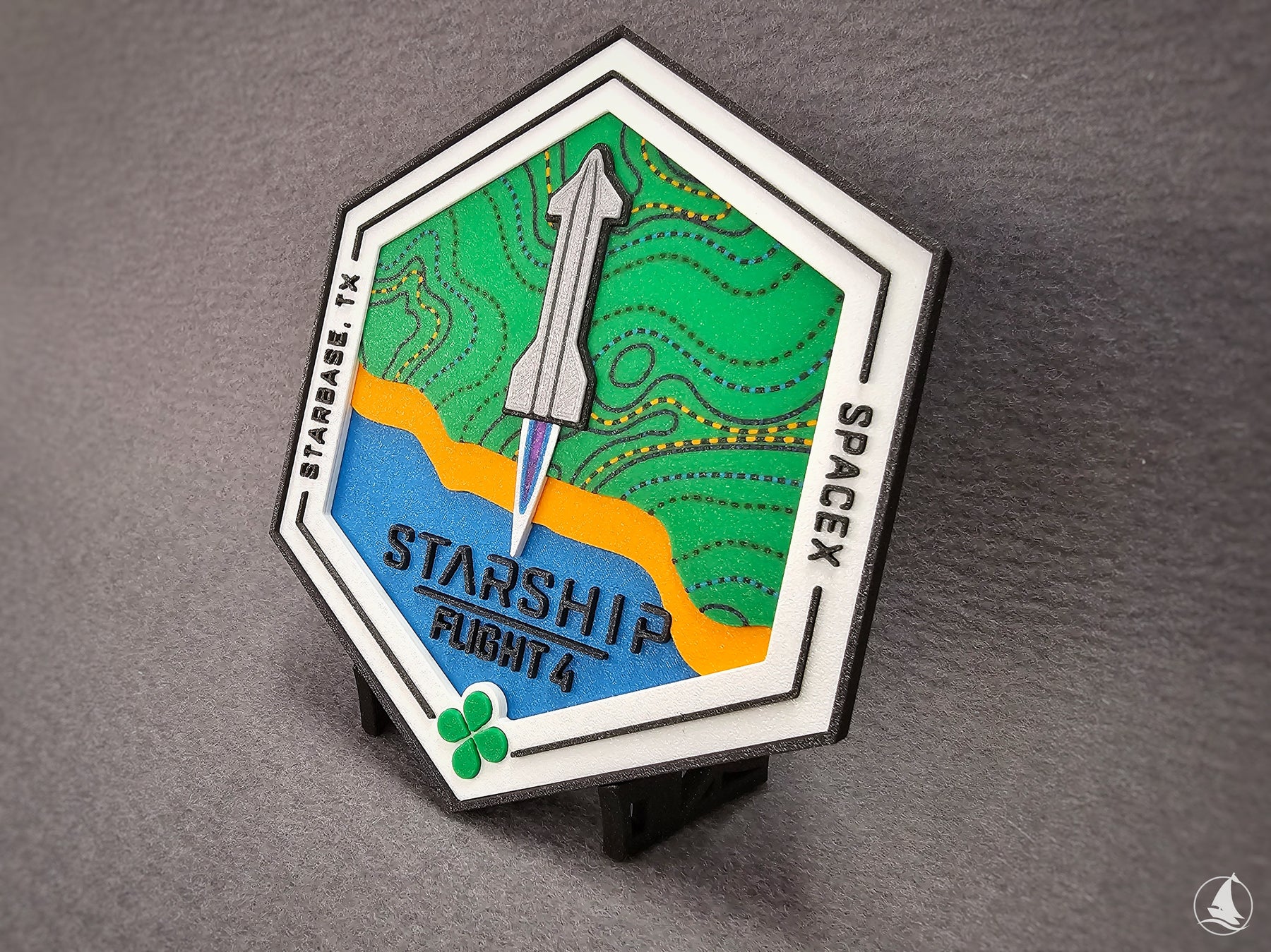 SpaceX Starship - Test flight 4 - 3D print patch