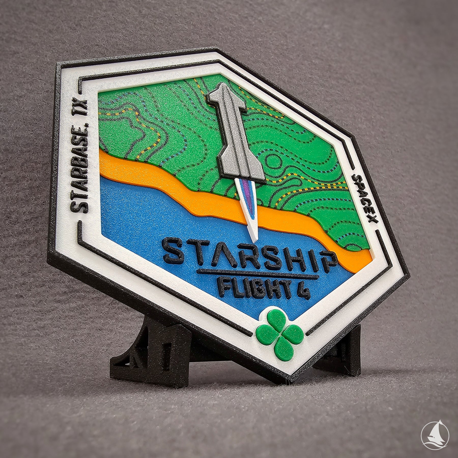 SpaceX Starship - Test flight 4 - 3D print patch