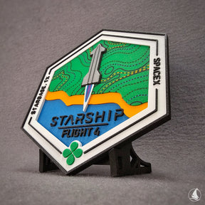 SpaceX Starship - Test flight 4 - 3D print patch