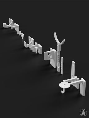 LEGO® SATURN V - Light Wall Mount - 3D gedruckte Teile + Zubehör